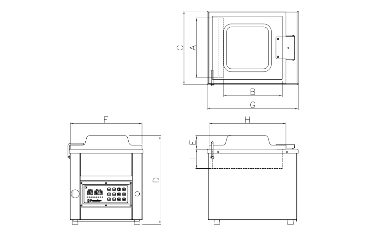 Ivac 310 Table Top Vacuum Sealer Drawings