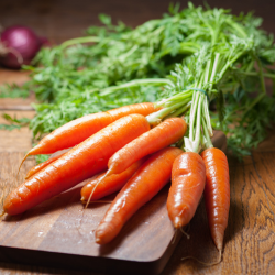 Fresh Carrots Vacuum Packaging