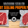 VACUUM SEALER NOT SEALING PROPERLY